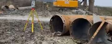 Video/ La Dumbrava, au început lucrările la cel mai complex nod rutier al lotului 1 al autostrăzii A7. Ce s-a făcut până acum pe acest sector