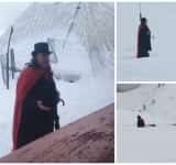 "Merlin" de Bucegi, în vizită, la Ziua Sfinxului