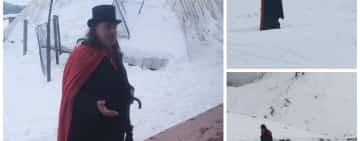 "Merlin" de Bucegi, în vizită, la Ziua Sfinxului