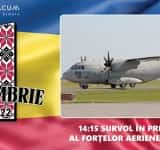 La Sinaia, Ziua Națională se sărbătorește cu muzică bună și aeronave militare Spartan, în zbor peste munți!