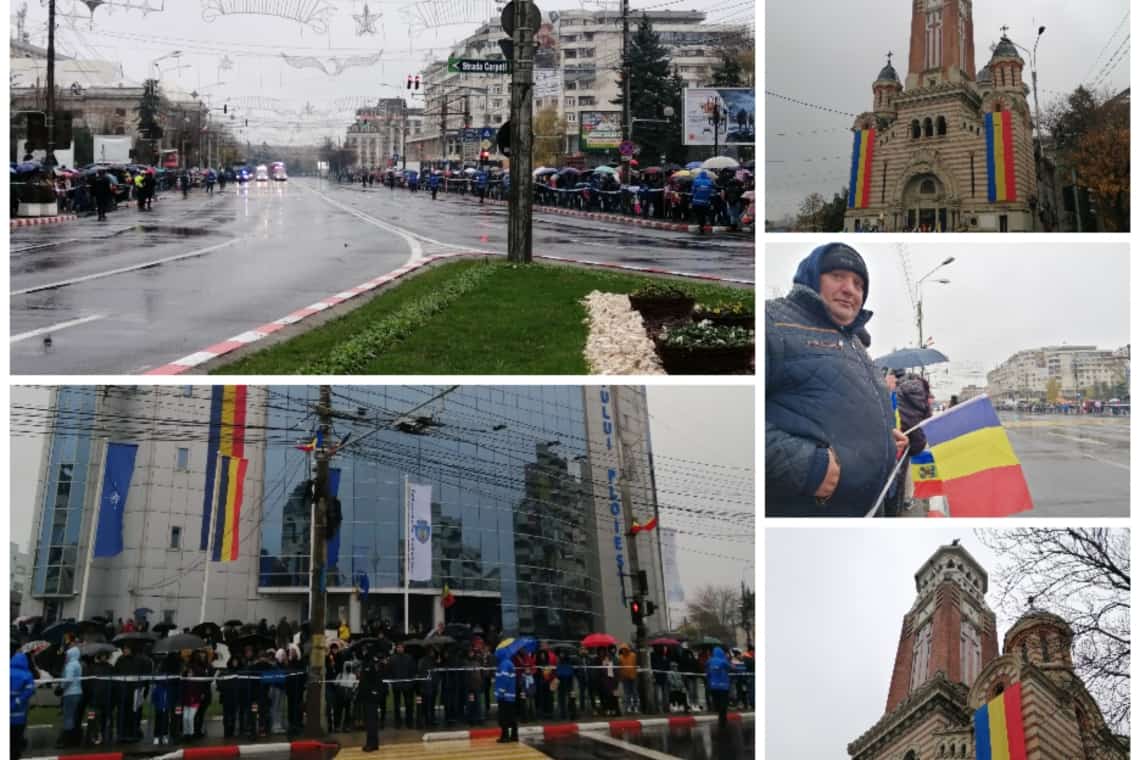 Galerie foto/ Peste 1.000 de persoane au venit în centrul Ploieștiului, de Ziua Națională