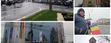 Galerie foto/ Peste 1.000 de persoane au venit în centrul Ploieștiului, de Ziua Națională