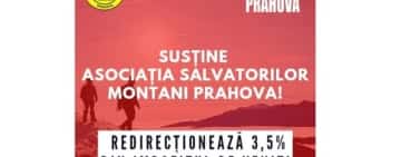 Dăruiește 3,5% din impozitul pe venit salvamontiștilor prahoveni!