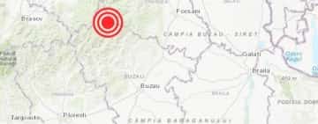 Cutremur cu epicentrul în județul Buzău, sâmbătă dimineață, la 85 km de Ploiești