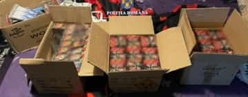 Alte 150 kg de articole pirotehnice au fost confiscate de polițiștii prahoveni, în urma unor percheziții efectuate în Ploiești și Bărcănești