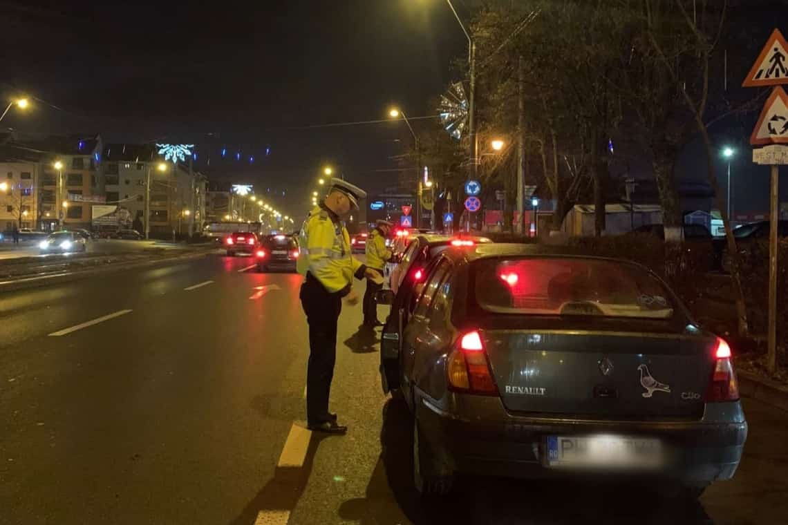 Acțiune a Poliției Rutiere pe principalele artere ale municipiului Ploiești 