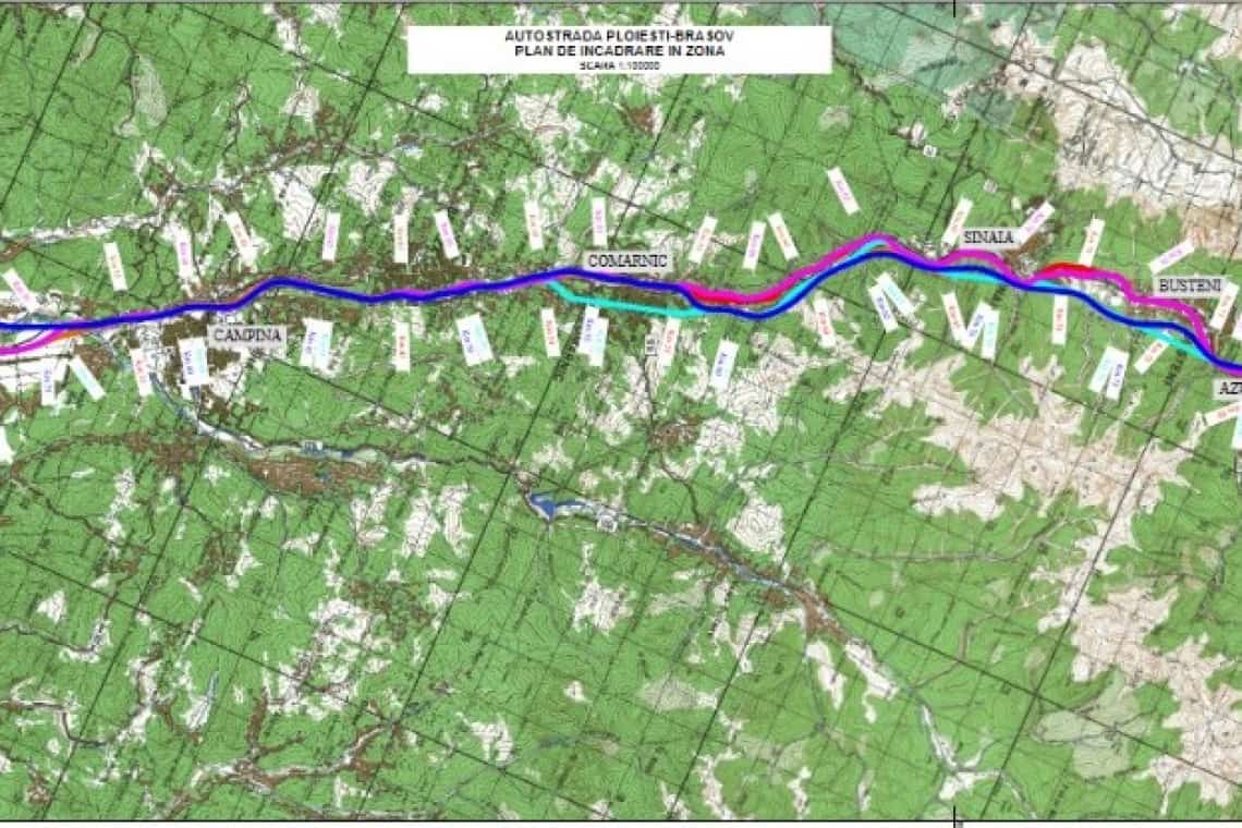 Traseul autostrăzii Ploiești-Brașov (ați citit bine!), în consultare publică. Ce părere aveți?