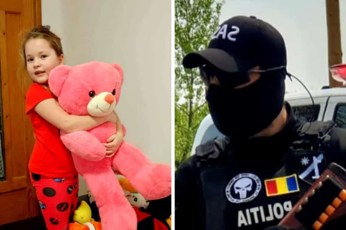 Oamenii de dincolo de ”mască”: un polițist de la Serviciul Acțiuni Speciale Prahova, alături de o familie lovită crunt de soartă, din comuna Măgurele