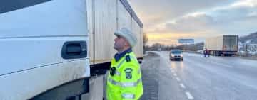 Control în trafic, pe DN1. Autovehiculele, verificate la anvelope!