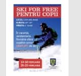 Cursuri gratuite de schi pentru elevi, oferite de jandarmii din Sinaia, la Cota 2000