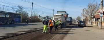 Minune! Au început reparațiile pe strada Mihai Bravu din Ploiești!
