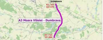 Autostrada A3 se va lărgi la trei benzi pe sens, între Moara Vlăsiei și Dumbrava!