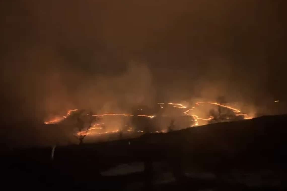 Update/Incendiu de vegetație uscată în comuna Jugureni