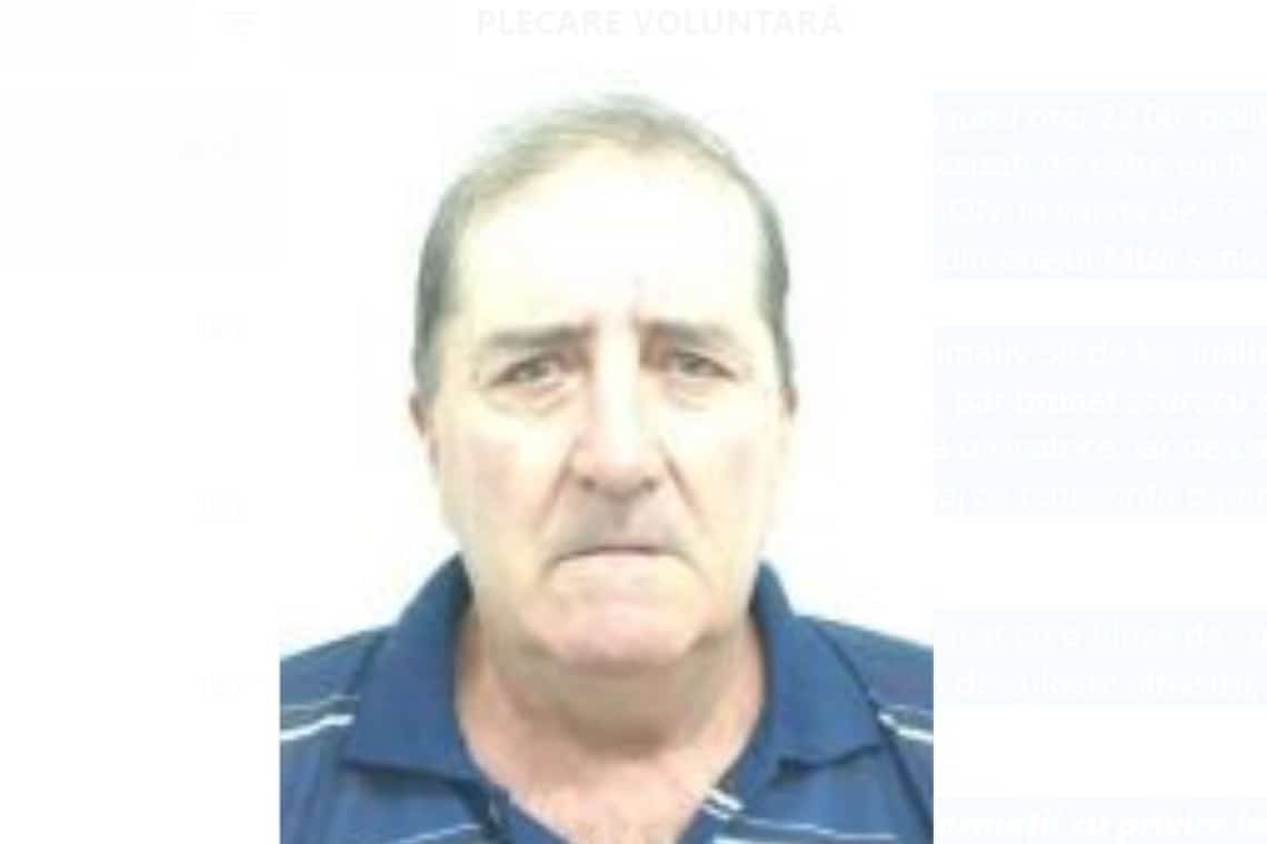 Un bărbat de 73 de ani din Mizil este căutat de familie. A plecat de acasă și nu s-a mai întors