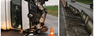 Trafic blocat pe DN1, în zona comunei Păulești, din cauza unui accident rutier
