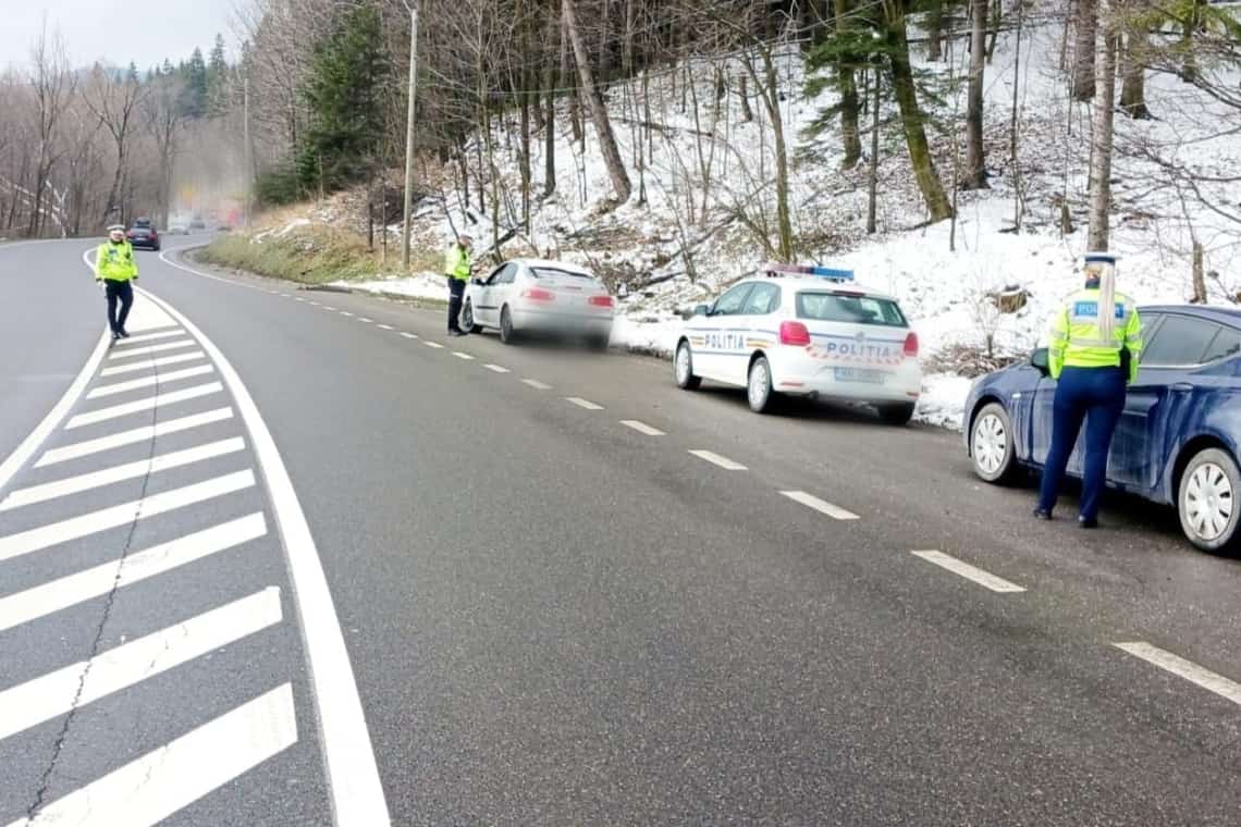 Controale în trafic, pe DN1, în zona Văii Prahovei