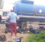 Grav accident rutier pe DN1D, în zona intersecției cu drumul spre Fulga. Doi tineri motocicliști au fost răniți și au ajuns la spital