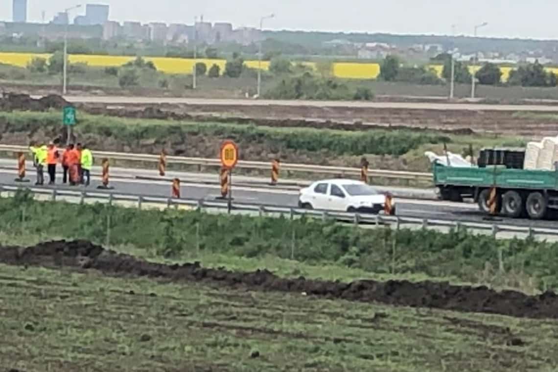 CNAIR: Timp de două luni, trafic închis pe o porțiune a autostrăzii București-Ploiești