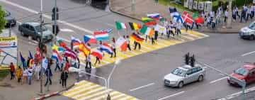 Elevii din Ploiești, Capitala tineretului din România în 2024, au sărbătorit inedit Ziua Europei