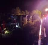 IPJ Prahova/ Cum s-a produs accidentul de pe DN1, în care un autocar s-a răsturnat, noaptea trecută