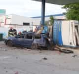 Un autoturism a explodat, într-o stație de alimentare cu gaz din Pantelimon. Un tânăr a murit