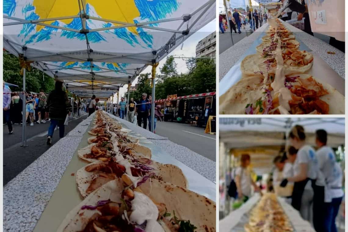 Avem și noi cu ce ne lăuda: șaorma gigant la Zilele Ploieștiului!