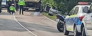 Cum s-a produs accidentul de pe Centura de Est a Ploieștiului. Trafic blocat pe ambele sensuri