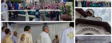 Mii de credincioși au participat la sărbătoarea târnosirii Bisericii Maica Precista din Ploiești