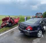 Update/Cinci victime, în urma unui accident rutier produs pe DN1B, în zona Loloiasca, duminică după-amiază - video