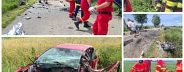 Accident grav în comuna Poienarii Burchii. Intervin echipajele de descarcerare de la ISU Prahova