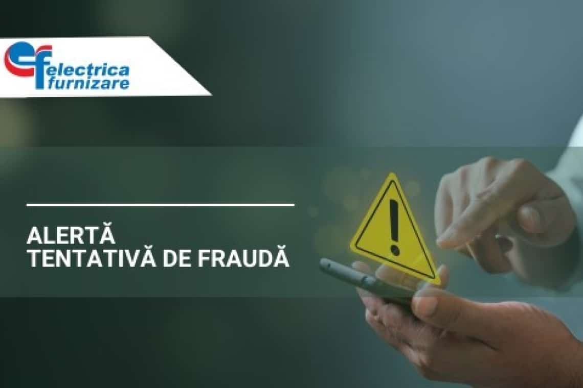 Atenție! Electrica Furnizare anunță existența unei tentative de fraudă prin mijloace de plată electronice!