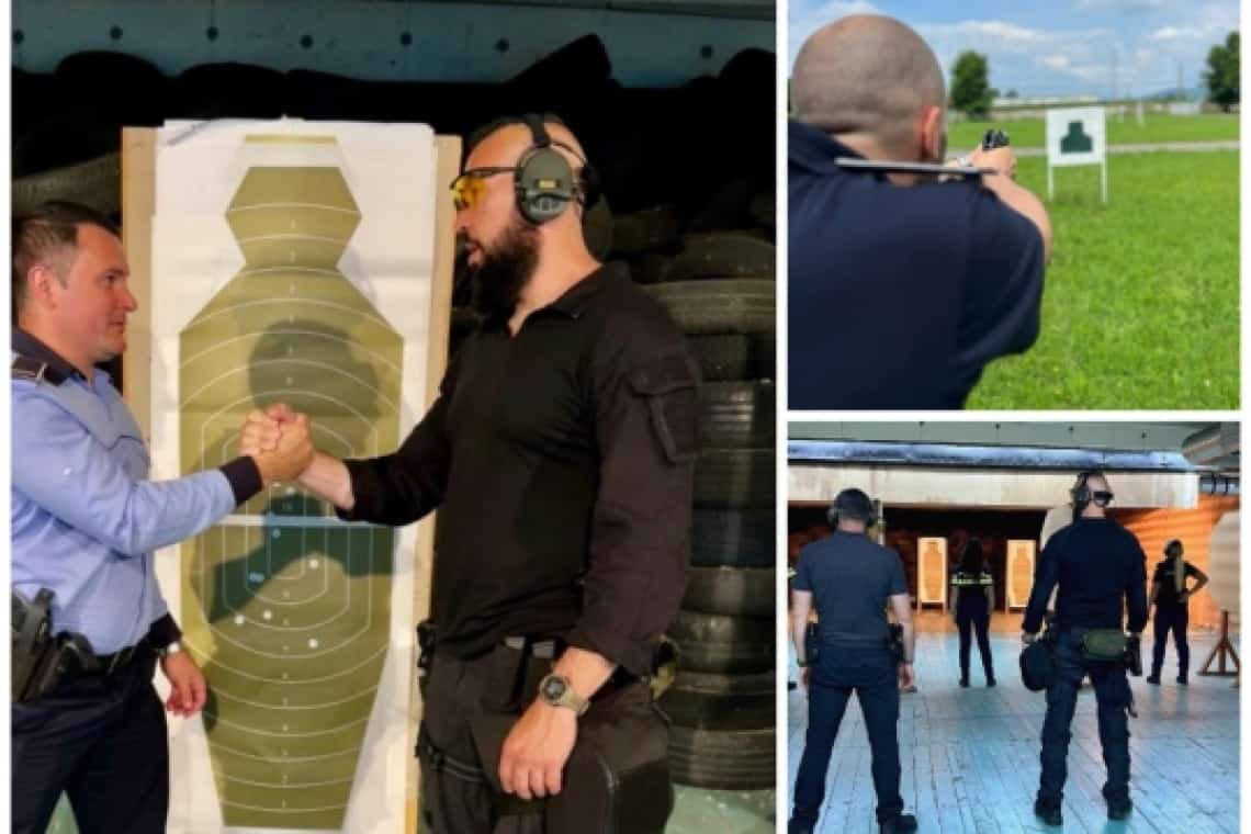 ”Mascații” le-au dat lecții de tragere cu arma polițiștilor nou-încadrați în IPJ Prahova