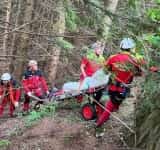 Trupul neînsuflețit al unei persoane căzute într-o zonă accidentată de lângă Cota 1400, recuperat de salvamontiști