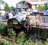 Un autoturism condus de o femeie de 40 de ani a intrat într-un cap de pod, în Chițorani. Un copil de șapte ani a fost rănit