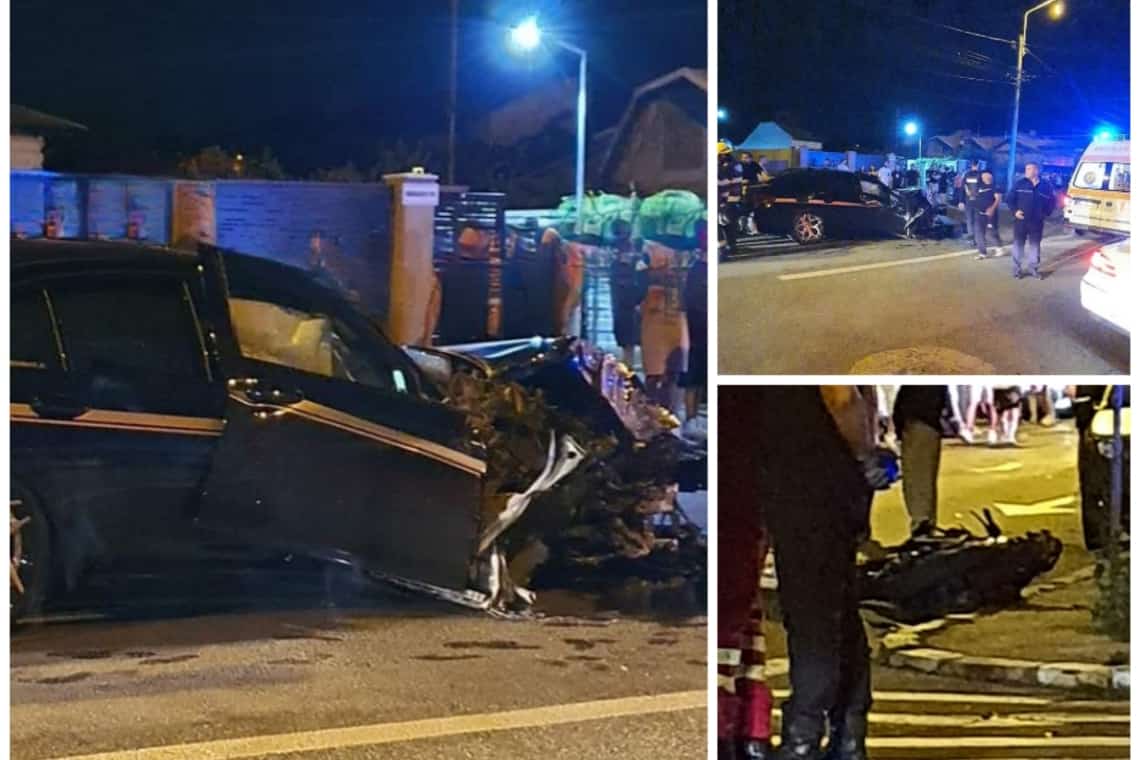 Coliziune între un autoturism și o motocicletă, pe strada Mărășești din Ploiești. Două persoane au fost rănite