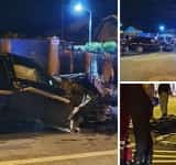 Ploiești/Cum s-a produs accidentul de noaptea trecută, în care un autoturism și o motocicletă s-au făcut praf