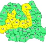 Cod galben de ploi torențiale și vijelii, în zona montană a Prahovei