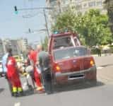 Pieton accidentat de un autoturism, în centrul Ploieștiului