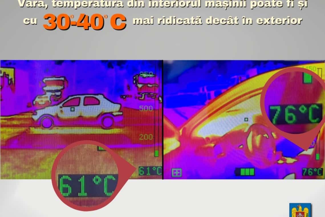 Ce să nu lăsăm în mașină pe caniculă? Sunt și obiecte care pot exploda din cauza temperaturilor extreme