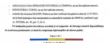DGASPC Prahova, sancționată de ISU pentru lipsa unor autorizații de securitate la incendiu
