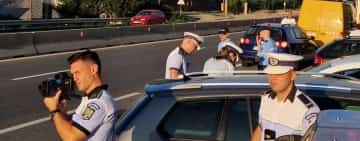 Polițiștii de la Rutieră, în acțiune pe DN1 și DN 1 B, sâmbătă dimineață