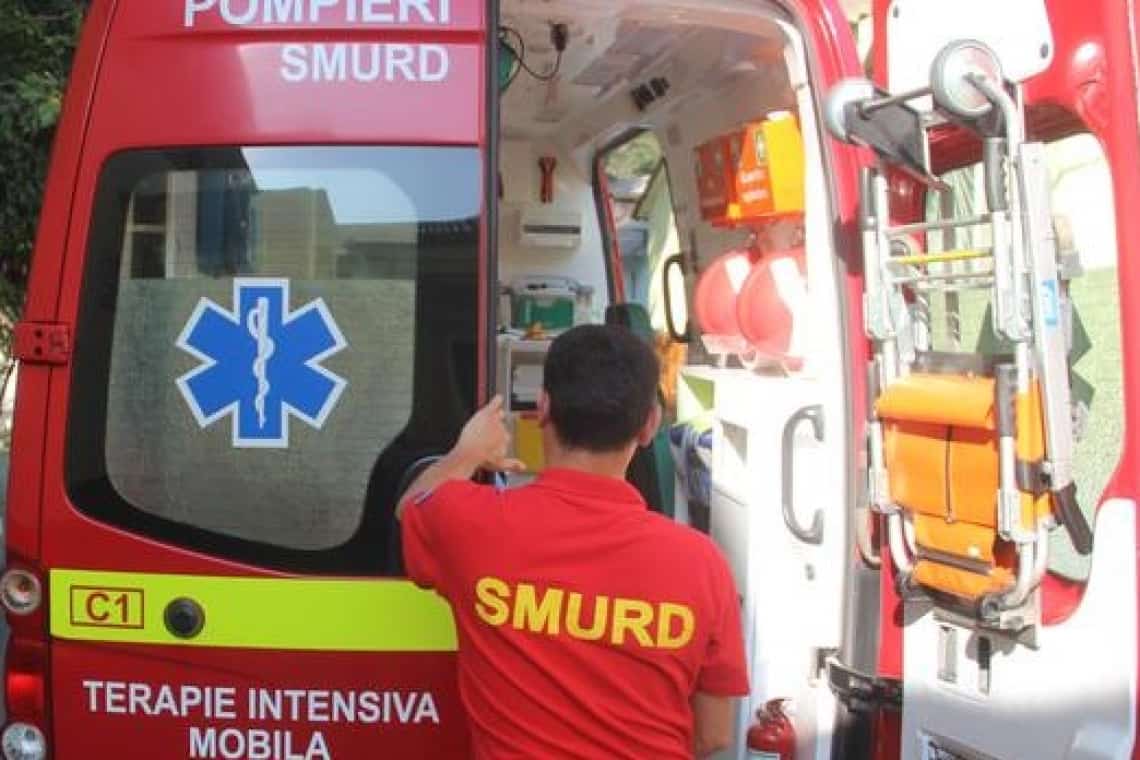 Explozie în comuna Tinosu. Un tânăr a suferit arsuri pe jumătate din corp