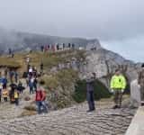Crucea Eroilor de pe Caraiman, celebrată de sute de militari, jandarmi și turiști, la aniversarea a 95 de ani
