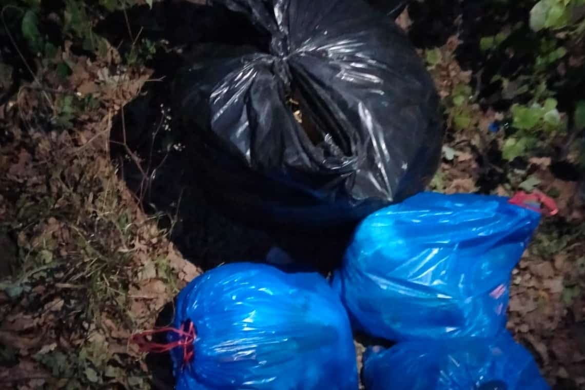 Jandarmii au prins un bărbat în timp ce arunca deșeuri la marginea pădurii Plopeni, i-au confiscat autoturismul și i-au dat o amendă usturătoare