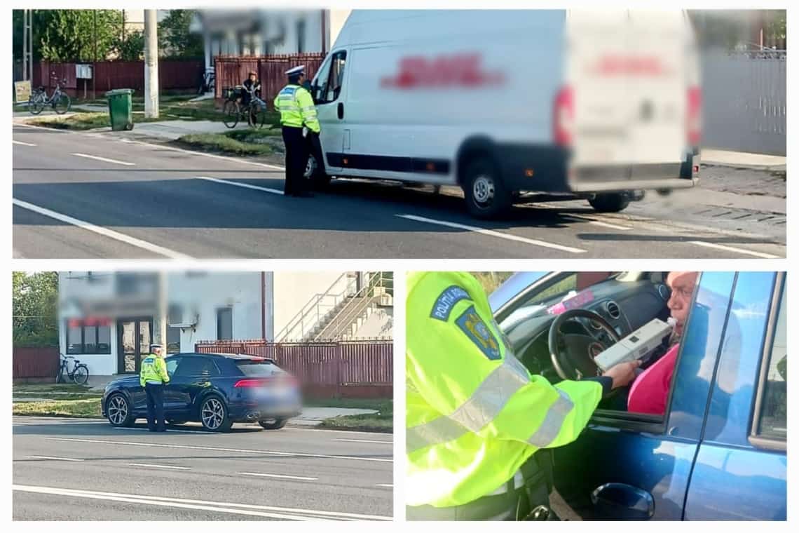 Sute de sancțiuni aplicate de polițiștii prahoveni, în timpul unor controale pe drumurile din județ