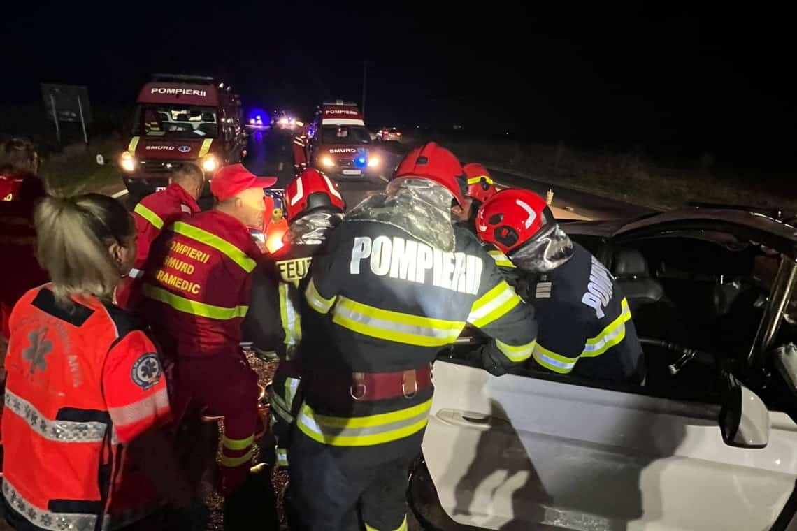 UPDATE/ Un mort și doi răniți, într-un accident produs pe DN1, în zona comunei Bănești