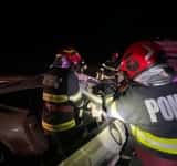 Cum s-a produs accidentul în care au fost implicate o căruță și două autoturisme, în comuna Bănești, la miezul nopții trecute