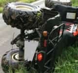 Un bărbat de 67 de ani s-a răsturnat cu ATV-ul pe o stradă din Câmpina