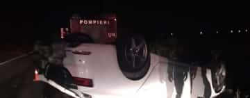 Șoferul autoturismului care s-a răsturnat pe DN72, noaptea trecută, era băut
