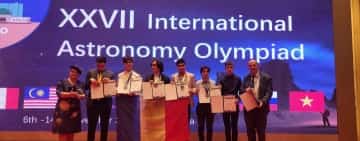 Cinci medalii pentru România, la Olimpiada Internațională de Astronomie: una de aur și câte două de argint și de bronz!